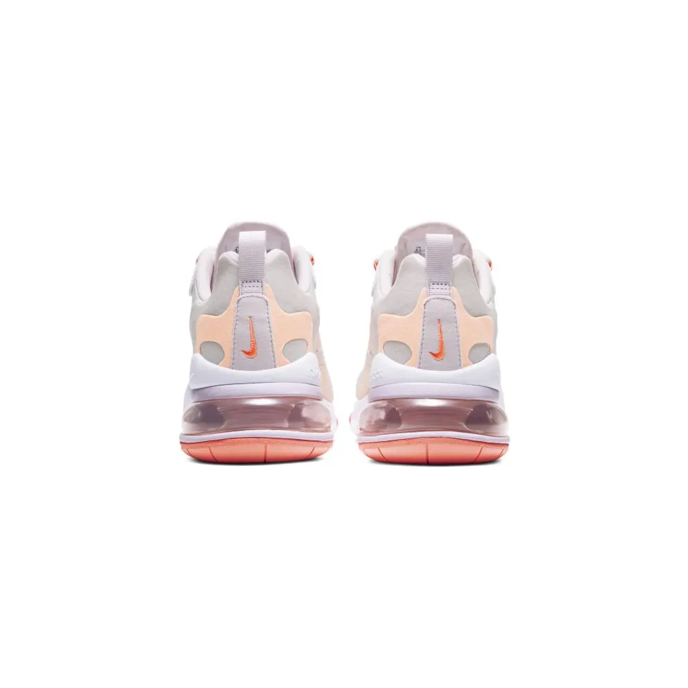Nike Air Max 270 React Crimson Tint (W) Summit White/Light Violet-Atomic Pink-Crimson Tint (CJ0619-103)