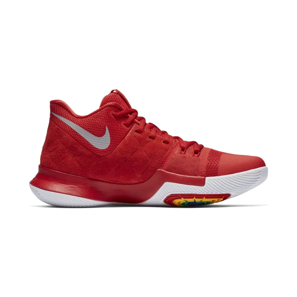 Nike Kyrie 3 Red Suede University Red/University Red-Wolf Grey (852395-601)