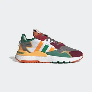 Adidas White Mountaineering x Nite Jogger ‘Real Gold’ Cloud White/Real Gold/Collegiate Burgundy (EG1687)