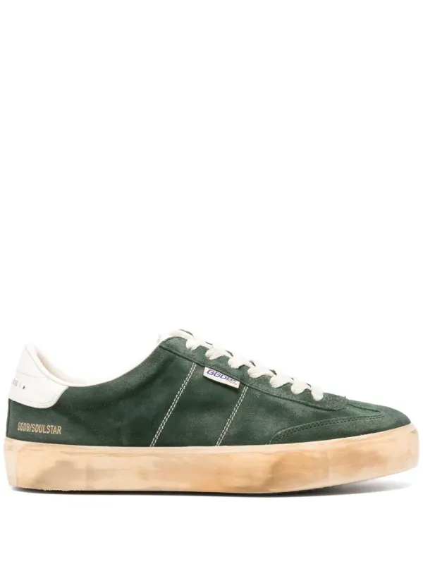 Golden Goose Soul Star suède sneakers – Green (GMF00464F005047)