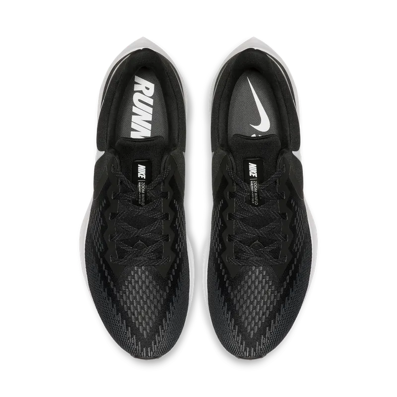 Nike Zoom Winflo 6 Black White Dark Grey Black/White-Dark Grey-Metallic Platinum (AQ7497-001)
