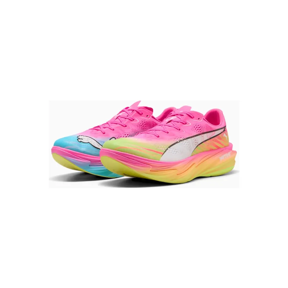 Puma Deviate Nitro Elite 4 ‘Poison Pink Yellow Alert Bright Aqua’ (31329801)