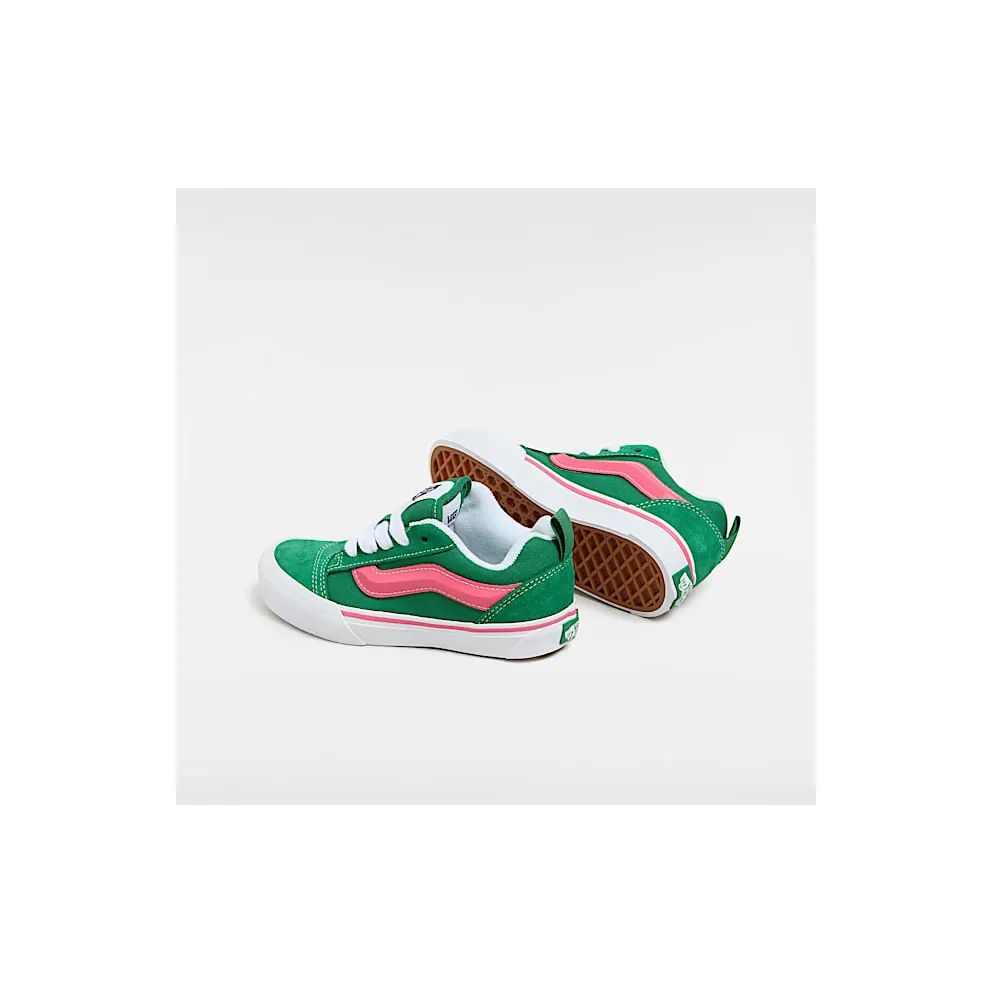 Vans Knu Skool PS “Green / Pink / White” (VN000CYUBOC)
