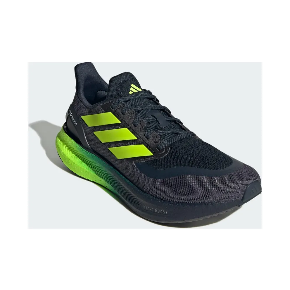 Adidas Pureboost 5 Running Shoes Aurora Ink / Lucid Lemon / Grey Strata (JH6446)