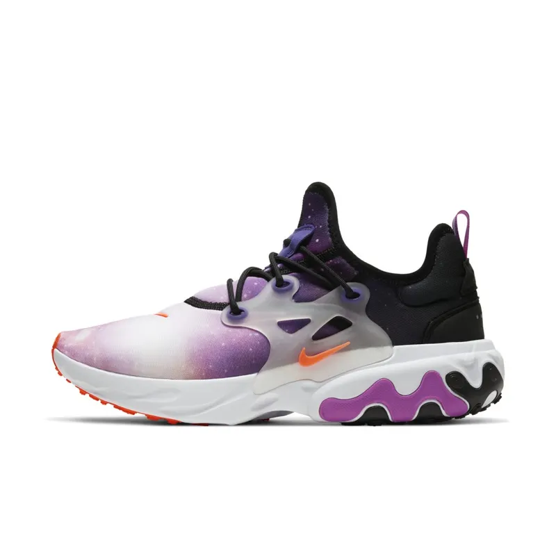 Nike React Presto Galaxy Black/White-Orange-Purple (CN7664-002)