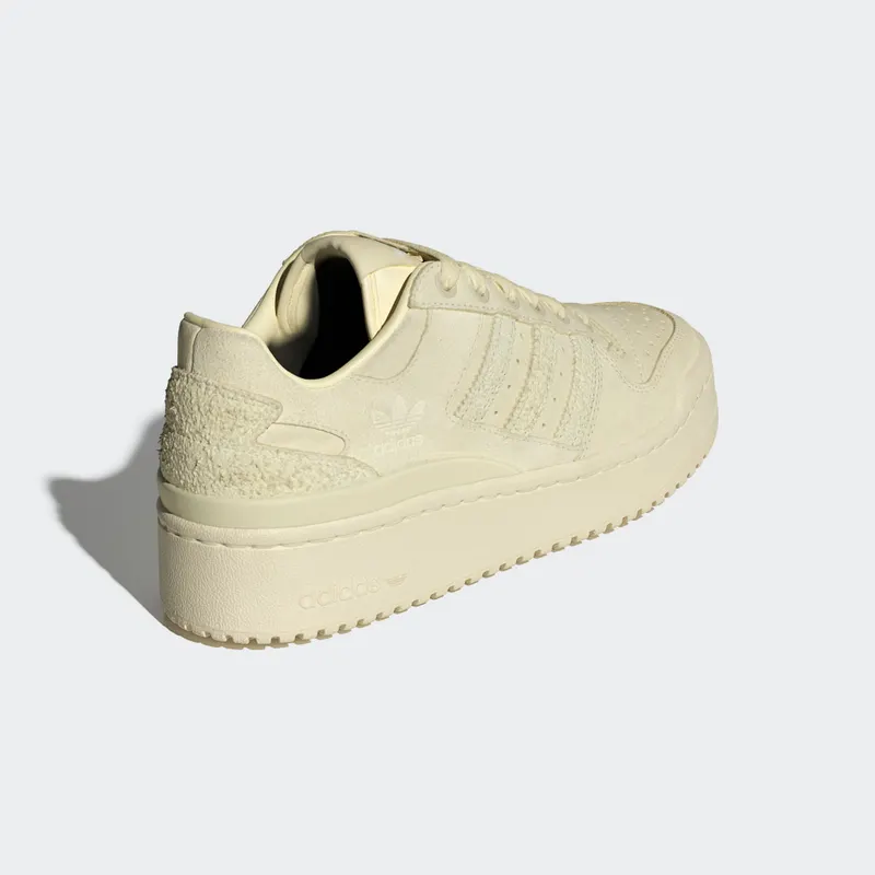 adidas Forum Bold Stripes Shoes Yellow / White / Cloud White (ID3154)