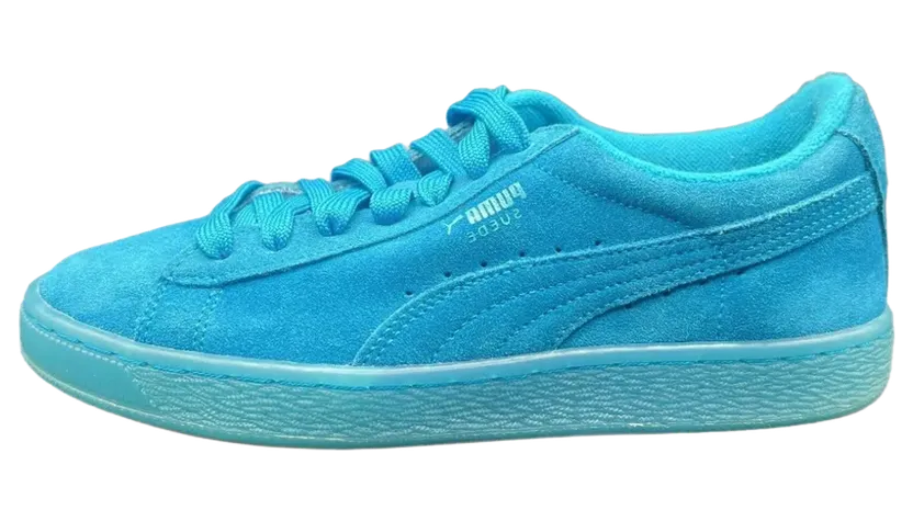 Puma Suede Iced Fluo GS “Atomic Blue” (361936-02)