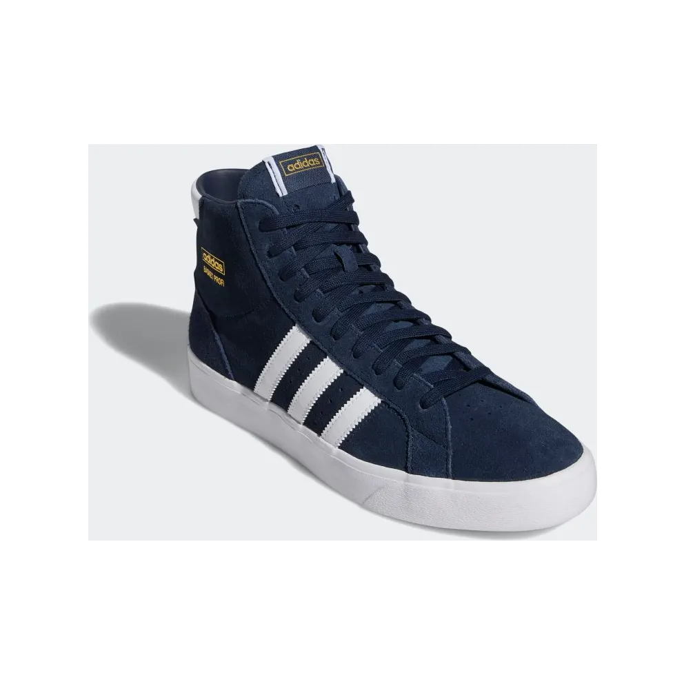 adidas Basket Profi Collegiate Navy / Cloud White / Gold Metallic (H05153)