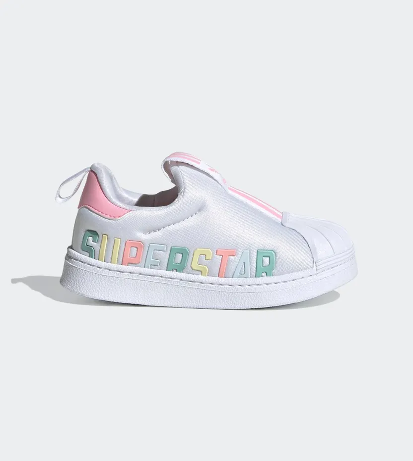 Adidas Superstar 360 X Infant ‘White Multi’ Cloud White/Cloud White/Light Pink (FV7233)