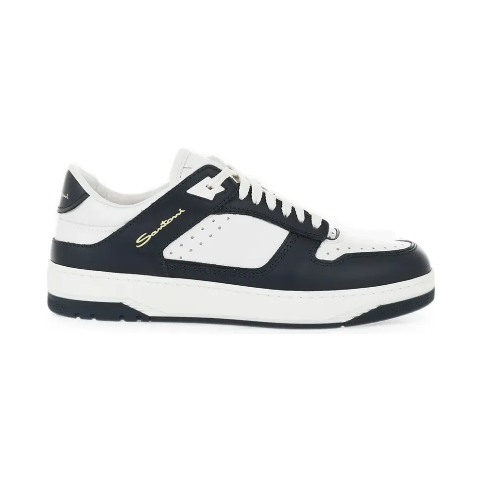Santoni Air with geperforeerde vlakken – White (MBSA22247BBLGDU2)
