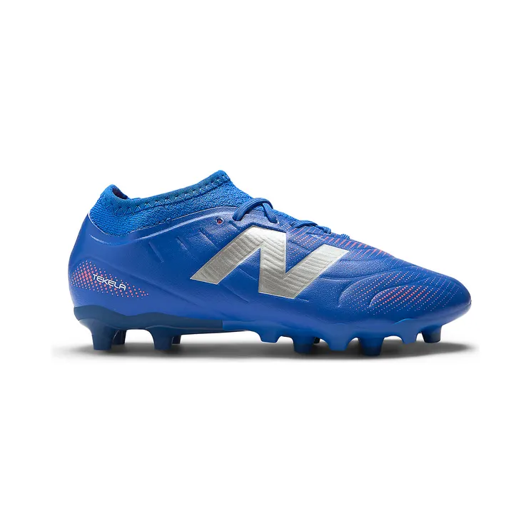 New Balance Tekela Team Low Laced FG V5 Blue Gemstone Energy Red Silver (SJT3FMP5)