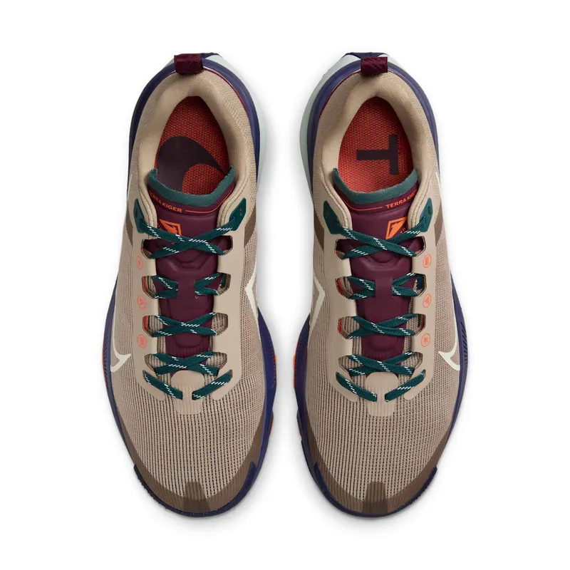Nike React Terra Kiger 9 Khaki Deep Jungle Safety Orange Sea Glass (DR2693-200)