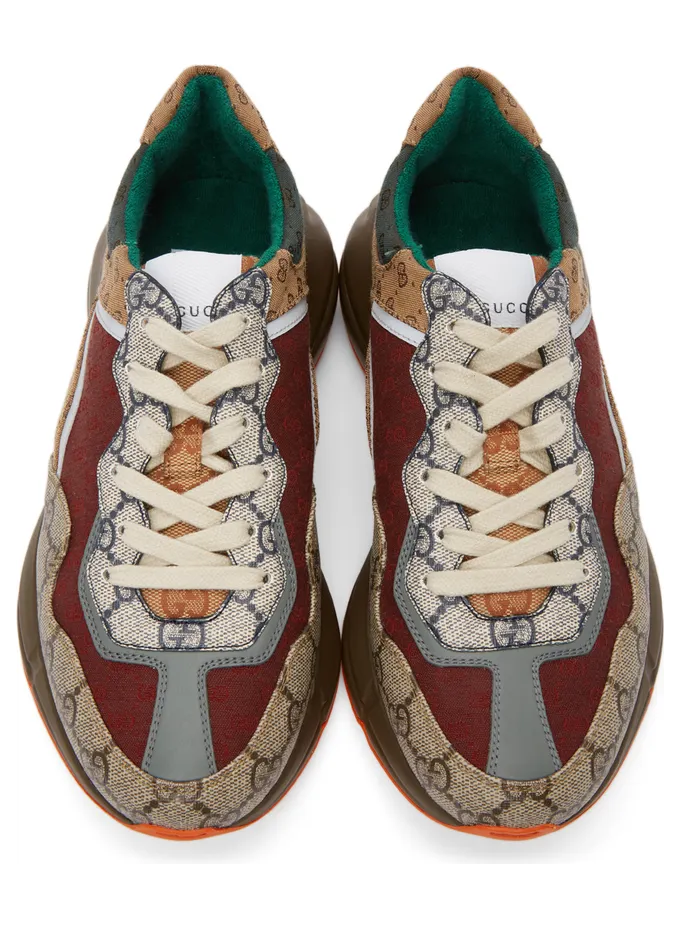Gucci Multicolor GG Rhyton Sneakers (619891 99WG0) (5)
