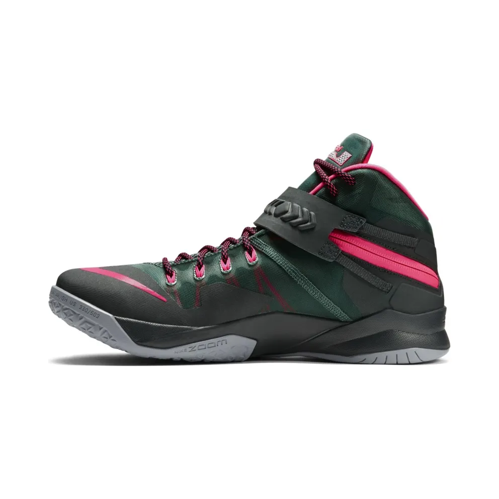 LeBron Soldier 8 Mineral Slate/Seaweed-Magnet Grey-Hyper Punch (653641-363)