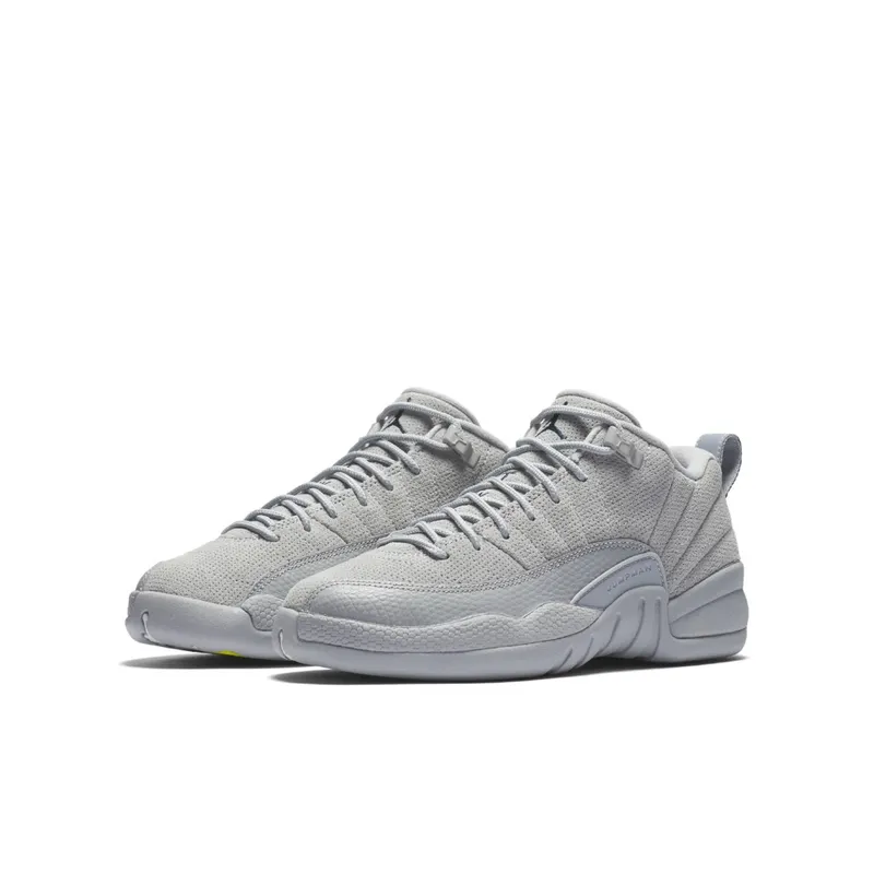 Jordan 12 Retro Low Wolf Grey (GS) Wolf Grey/Armory Navy-Electrolime (308305-002)