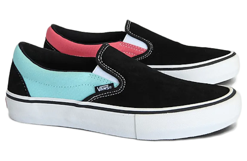 Vans Slip-On Asymmetry Black Blue Rose (VN00097MU28)