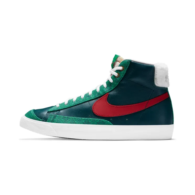 Nike Blazer Mid ’77 ‘Christmas Sweater’ “Dark Atomic Teal / Lucky Green / White / University Red” (DC1619-300)
