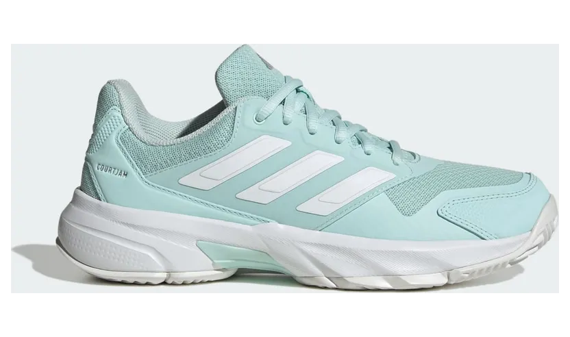 Adidas Courtjam Control 3 Tennis Halo Mint / Cloud White / Silver Metallic (KJ1904)