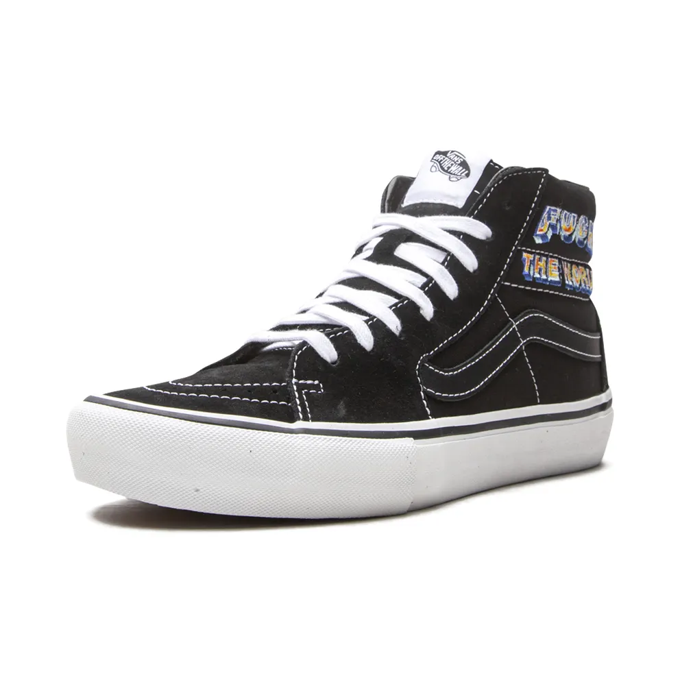 Vans Sk8-Hi Pro “Supreme – F*ck The World – Black” (VN0A45JDSY1)