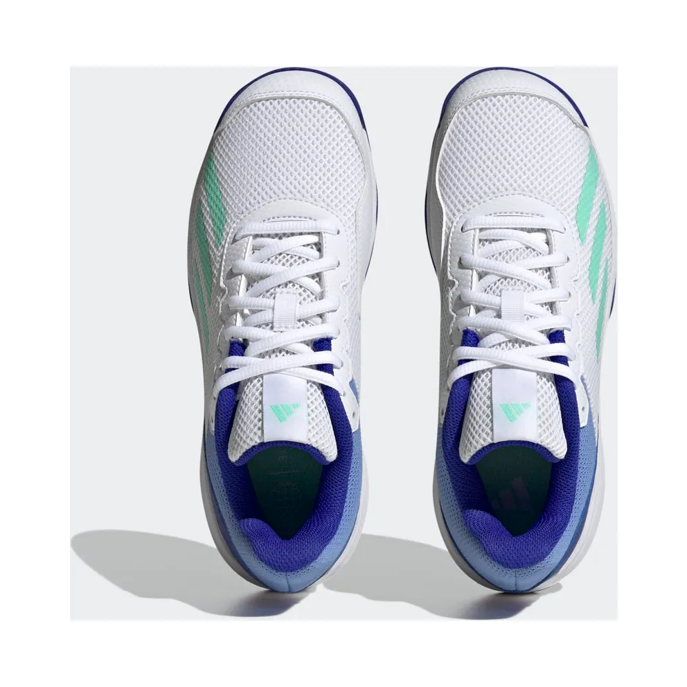 adidas Courtflash Tennis Cloud White / Pulse Mint / Lucid Blue (HP9715)