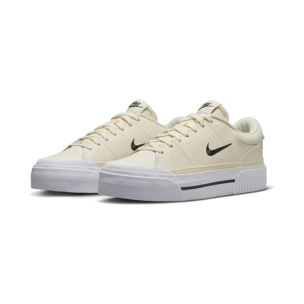 Nike Court Legacy Lift Pale Ivory Black (FV5526-101)
