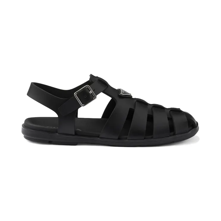 Prada Rubber Fisherman Sandals Black (2X3119_3LKK_F0002)