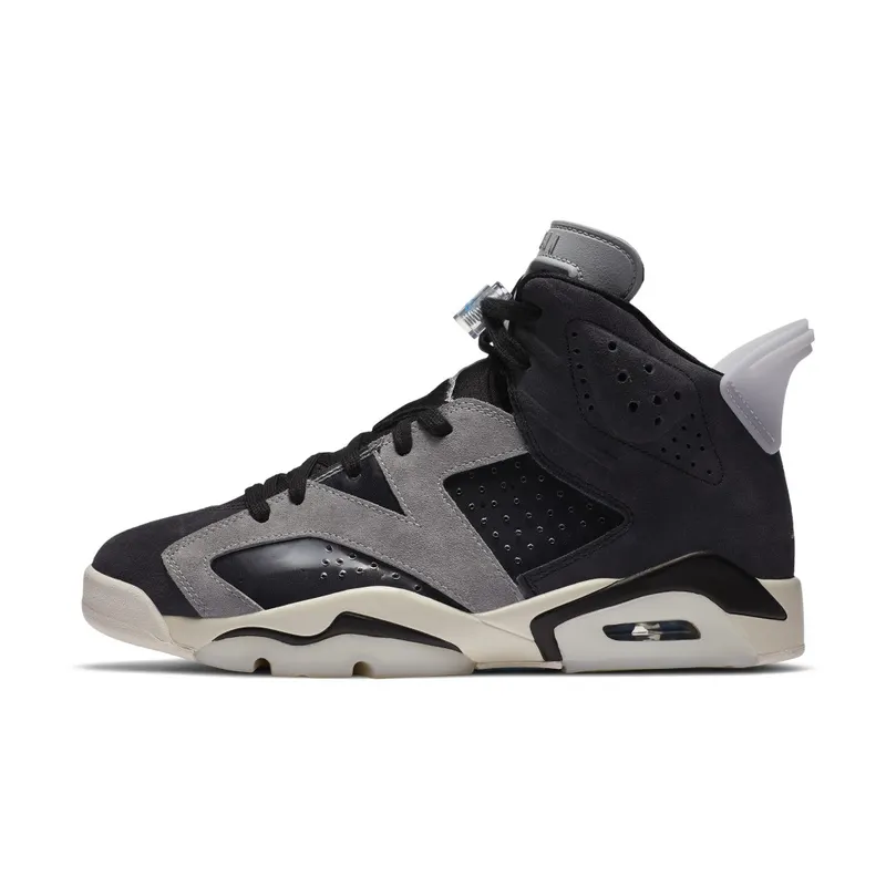 Jordan 6 Retro Tech Chrome (W) Black/Light Smoke Grey-Sail-Chrome (CK6635-001)