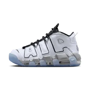 Nike AIR MORE UPTEMPO “White / Black / Clear / Metallic Silver” (DV7408-100)