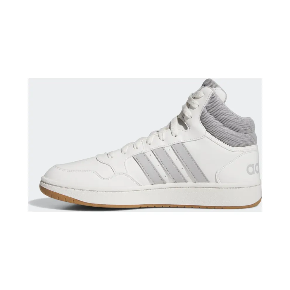 adidas Hoops 3.0 Mid Lifestyle Basketball Classic Vintage Core White / Grey Two / Gum (IG5568)