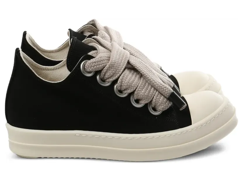 Rick Owens Drkshdw Canvas met kapneus “Black” (DS01F4819DOW2)