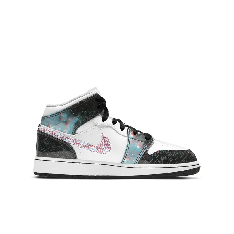 Air Jordan 1 Mid SE Take Flight (GS) (2021) (BQ6931-114)