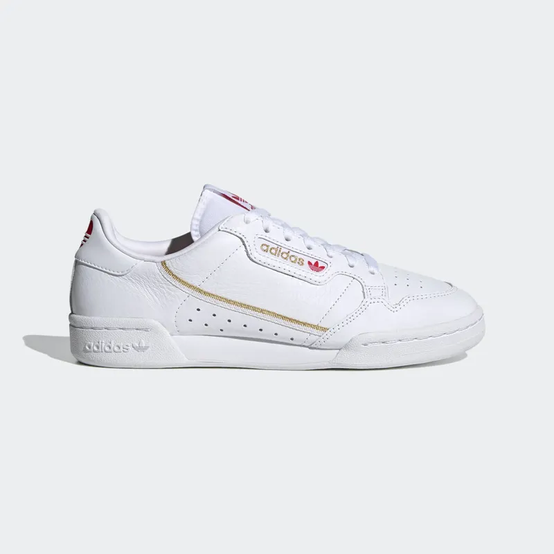 Adidas Continental 80 ‘Valentine’s Day’ Cloud White/Scarlet/Gold Metallic (FW6391)