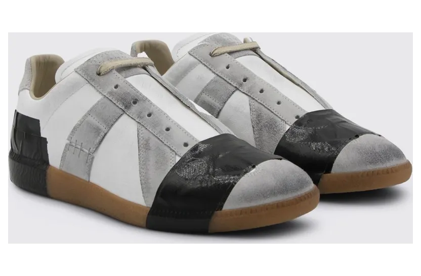 Maison Margiela Replica Sneakers in Leather Beige (S57WS0524P7569H1937)