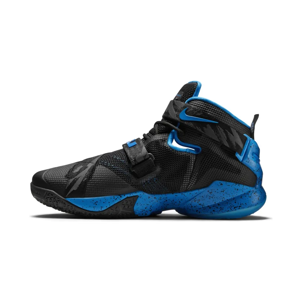 LeBron Soldier 9 Black/Soar-White (749490-014)