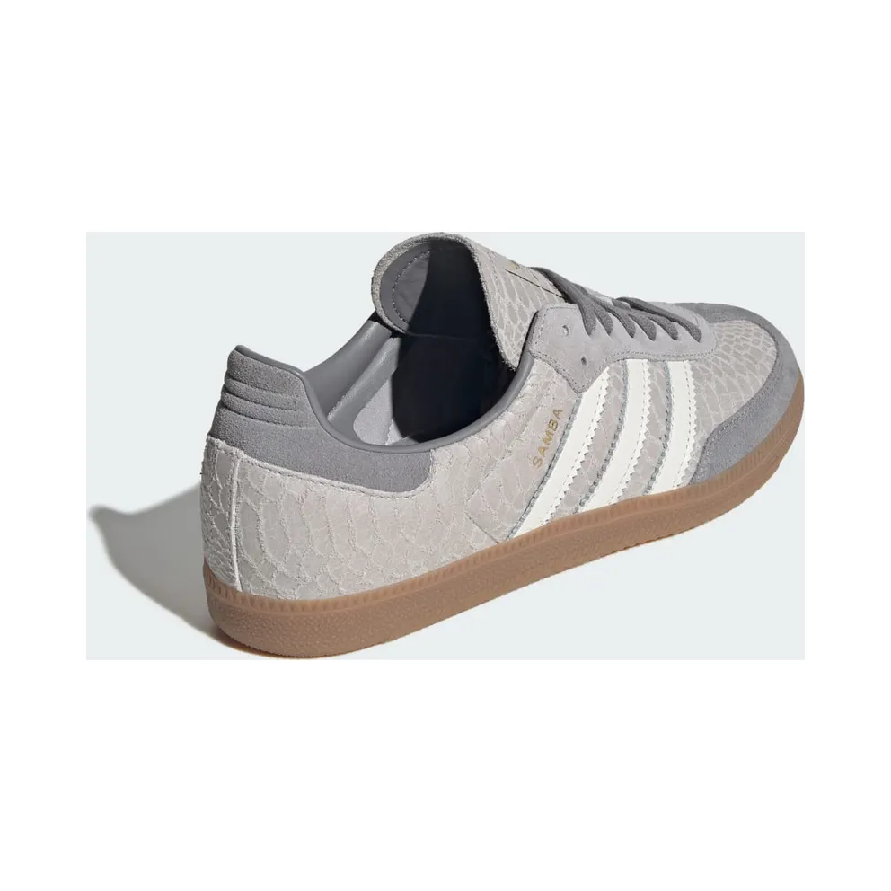 Adidas SAMBA OG Grey Two / Off White / Gum “Snake” (KK3274)