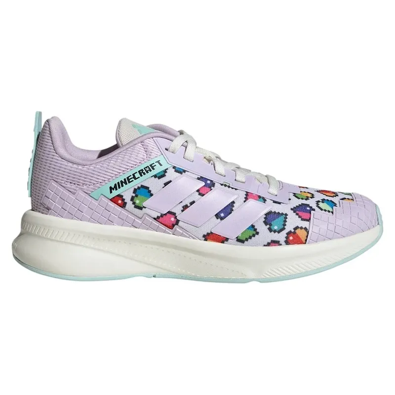 adidas Fortarun 4.0 Minecraft Ice Lavender Aqua (JR1940)