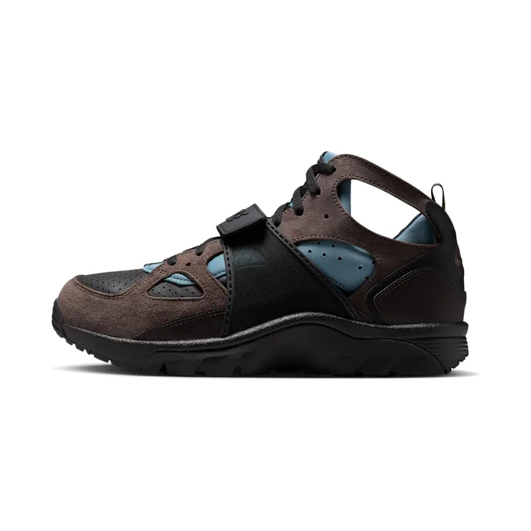 Nike Air Trainer Huarache “Black / Smoky Blue / Velvet Brown / Baroque Brown” (IB0497-001)