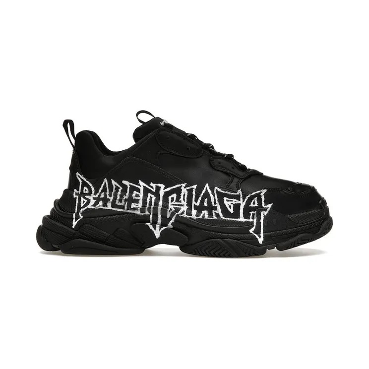 Balenciaga Triple S DIY Metal Artwork Black (536737W2FAY1090)
