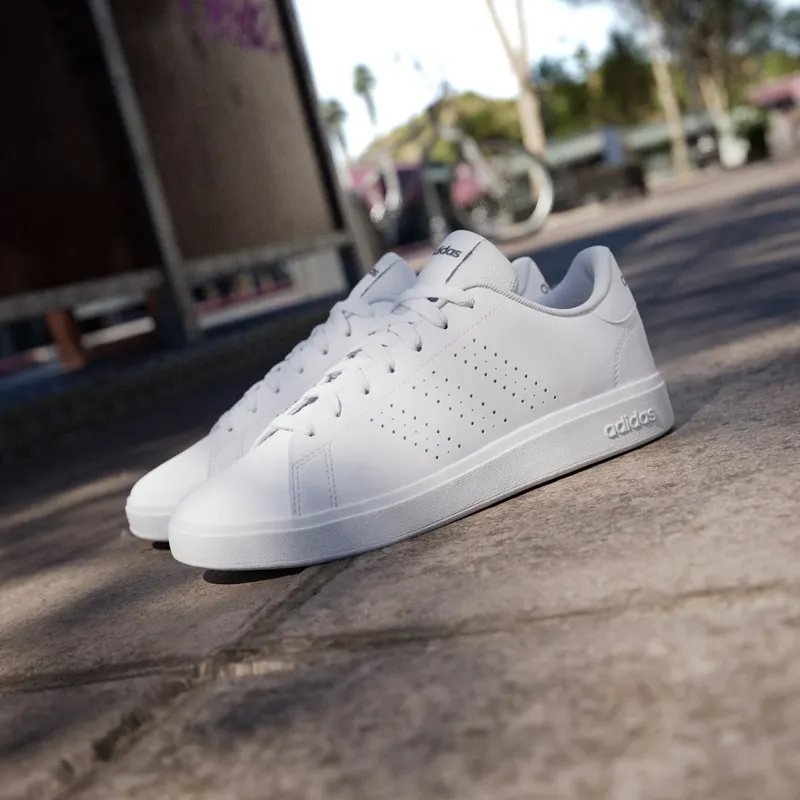 Adidas Advantage Base 2.0 Cloud White / Cloud White / Collegiate Green (IF4135)