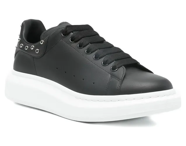 Alexander Mcqueen Oversized Eyelet-detail “Black” (856519 WIAJR 1118) (4)