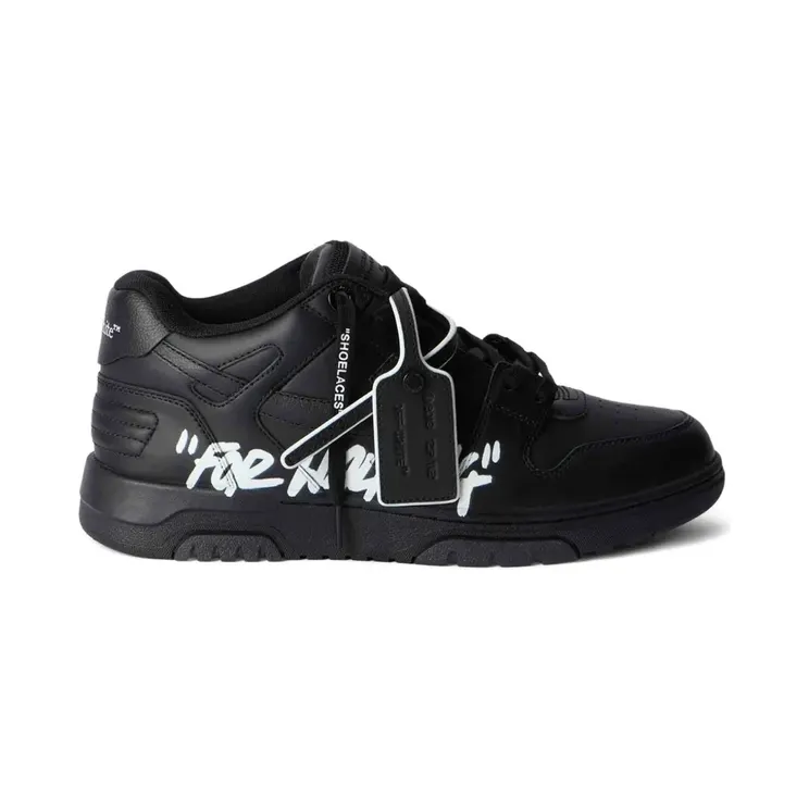 Off-White met letterprint en label “Black” (M189C9L01A11)