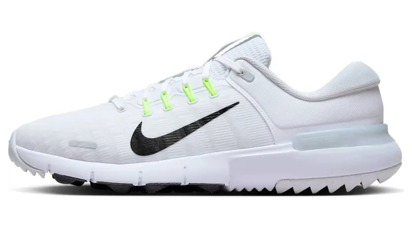 Nike Free Golf Next Nature “White Pure Platinum Wolf Grey Black” (FN0332-101)
