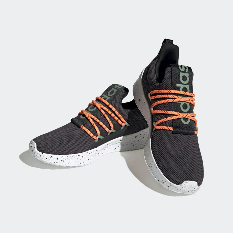 Adidas Lite Racer Adapt 4.0 Cloudfoam Slip-On Carbon / Carbon / Screaming Orange (HP2678)