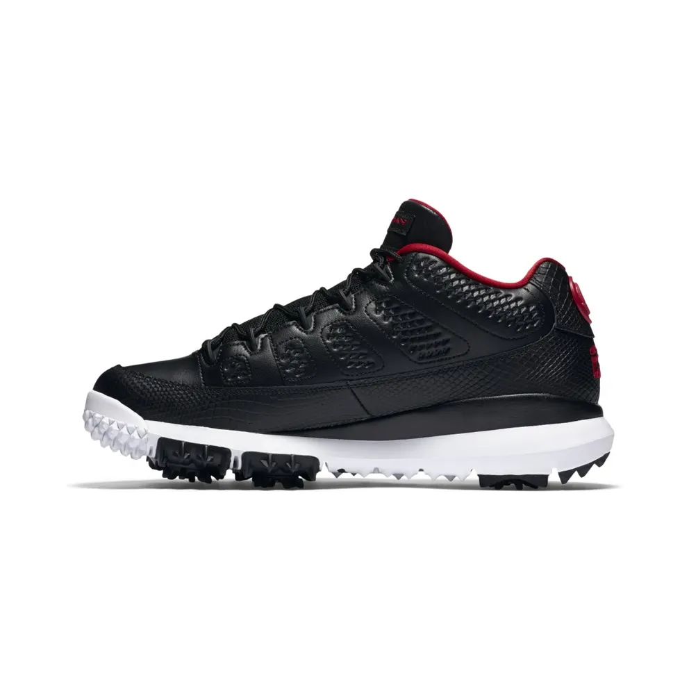 Jordan 9 Retro Golf Cleat Bred Black/Gym Red-White (833798-002)
