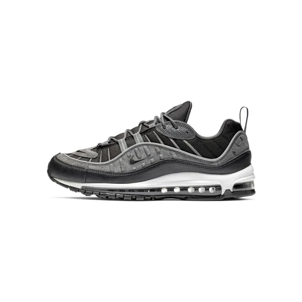 Nike Air Max 98 Black Anthracite Black/Anthracite-Dark Grey-White (AO9380-001)