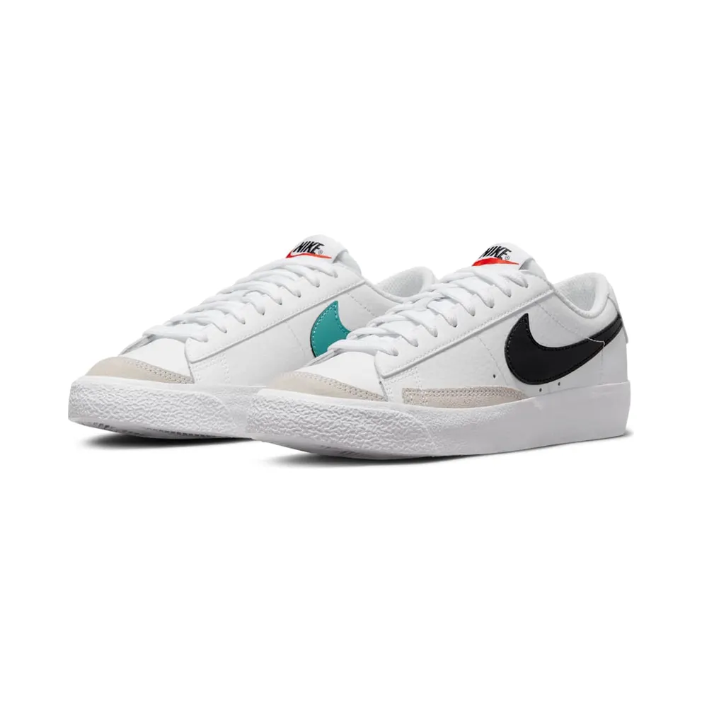 Nike Blazer 77 Low White Black Washed Teal (GS) (DA4074-108)