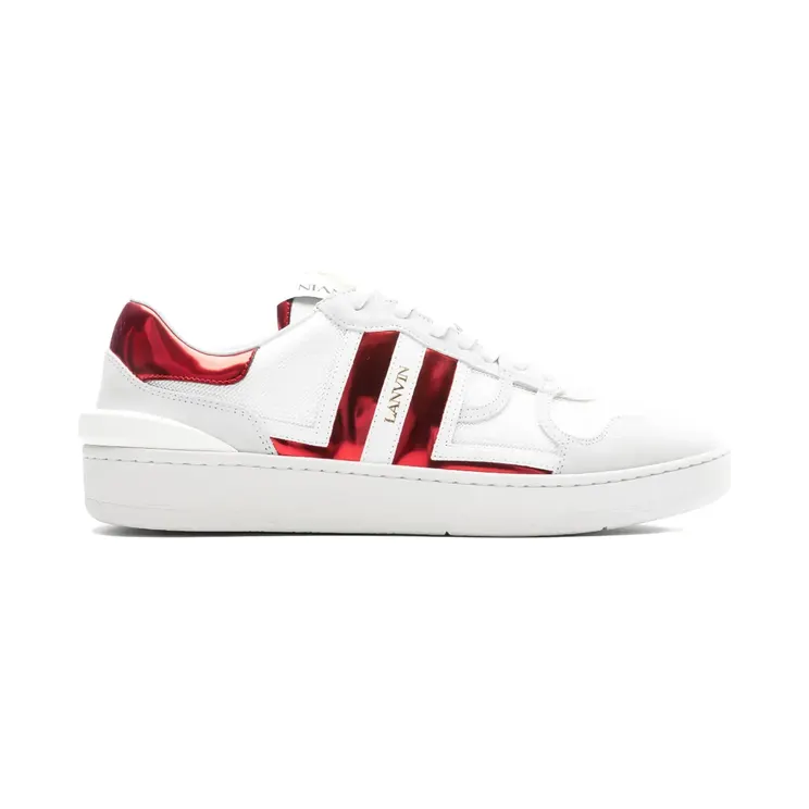 Lanvin Clay gestreepte low-top “White” (FMSKDK00GLOSA230030)