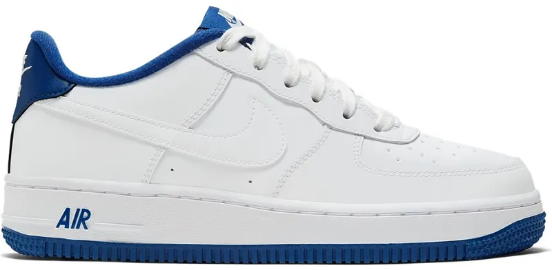 Nike Air Force 1 Low White Deep Royal Blue (GS) White/Deep Royal Blue-White (CD6915-102)