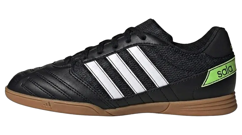 adidas Super Sala Voetbalschoenen Core Black / Cloud White / Solar Green (FV5457)