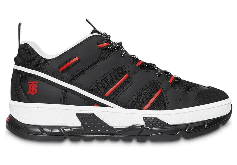 Burberry Mesh Nubuck Union Black Red (80171311)